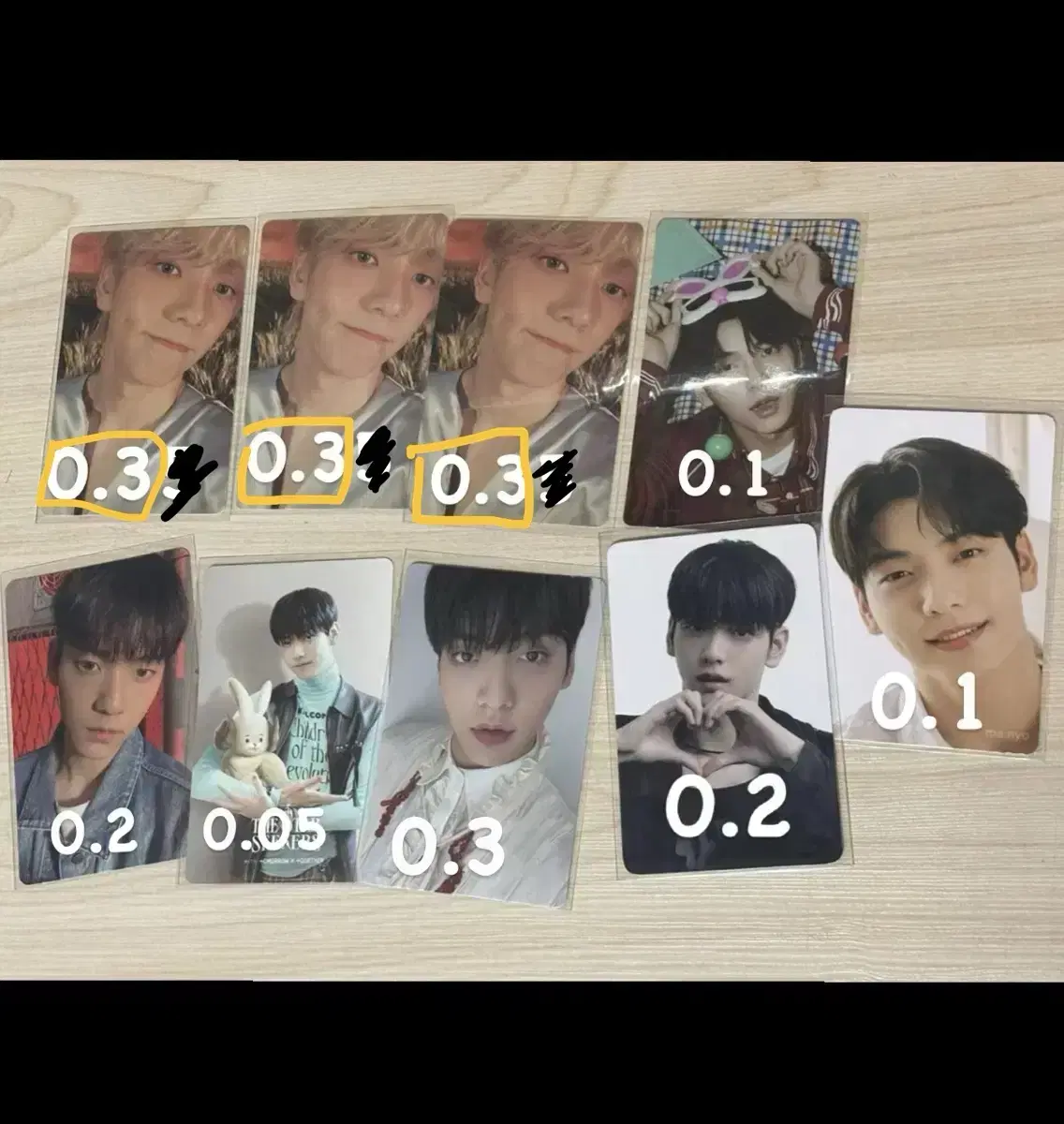 투바투 txt 최수빈 수빈 포토카드 포카 투모로우지비지비데코키트링