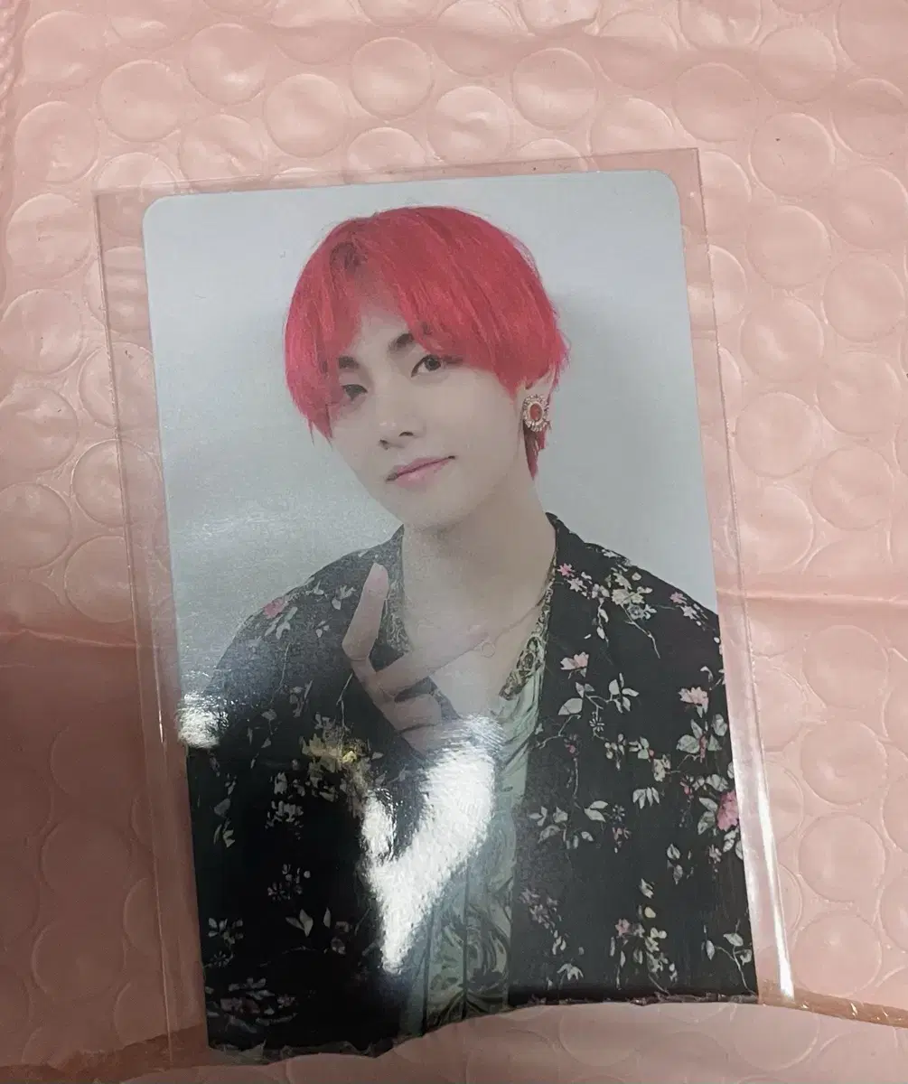 BTS 2018 메모리즈 블루레이 포카 태형 뷔 blu-ray v
