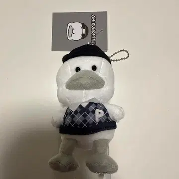 마스코트 흑백 오리 펙클