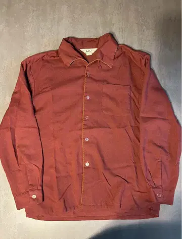 Da Vinci California 레이온 오픈 카라 셔츠