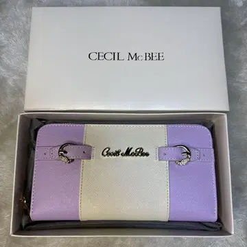 CECIL McBEE 세실 맥비 천연 가죽 장지갑 롱 지갑