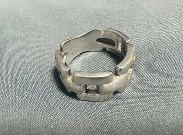 P5 SV950 실버 체인 링크 스타일 반지