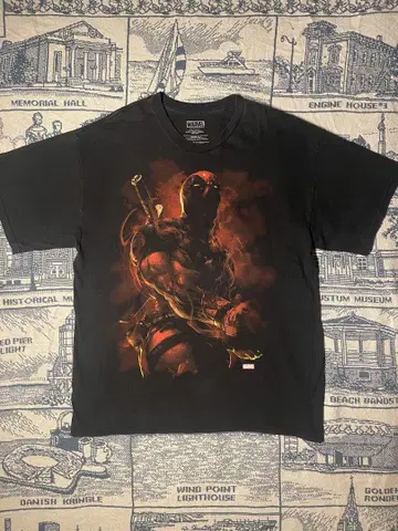 마블 데드풀 티셔츠 표기(XL)