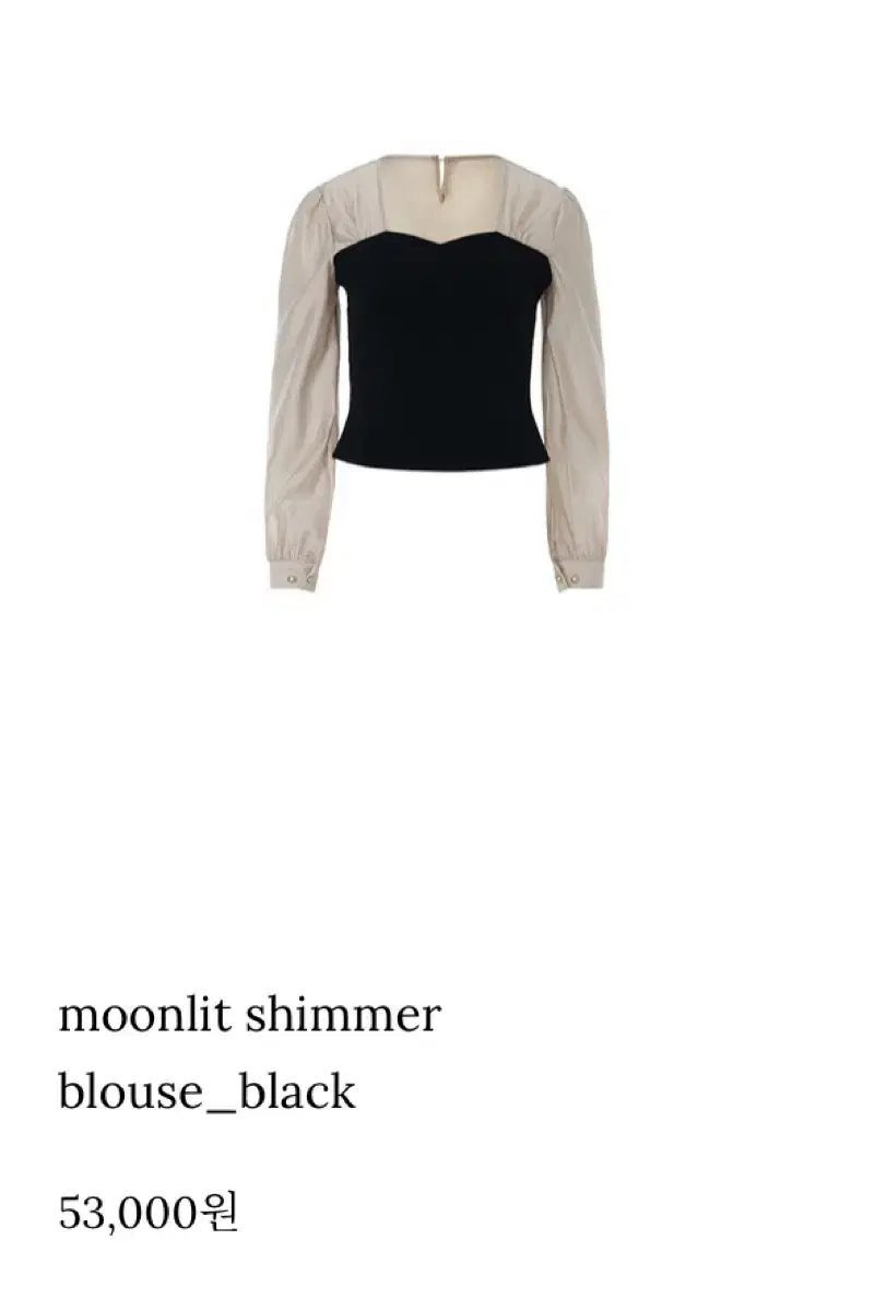 제니오 moonlit shimmer blouse skirt