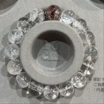 레피도크로사이트 잉크 쿼츠 천연 수정 아이리스 쿼츠 팔찌