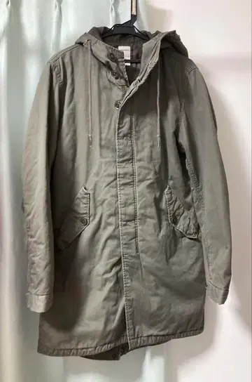 백넘버 백넘버 코트 그린 밀리터리 카키