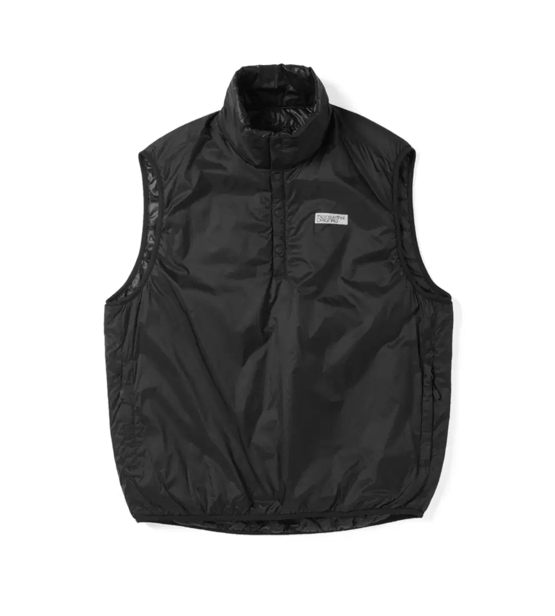 디스이즈네버댓 Insulated Reversible Vest Black
