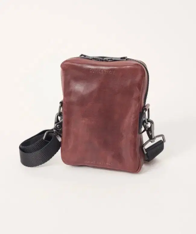 (OS) Our Legasi Leather Delay Mini Bag Brown delay leather