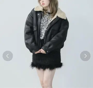 TITTY&CO 퍼가 달린 블루종