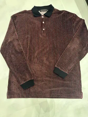 센스 오브 플레이스 보르도 스트라이프 피케 셔츠 M사이즈