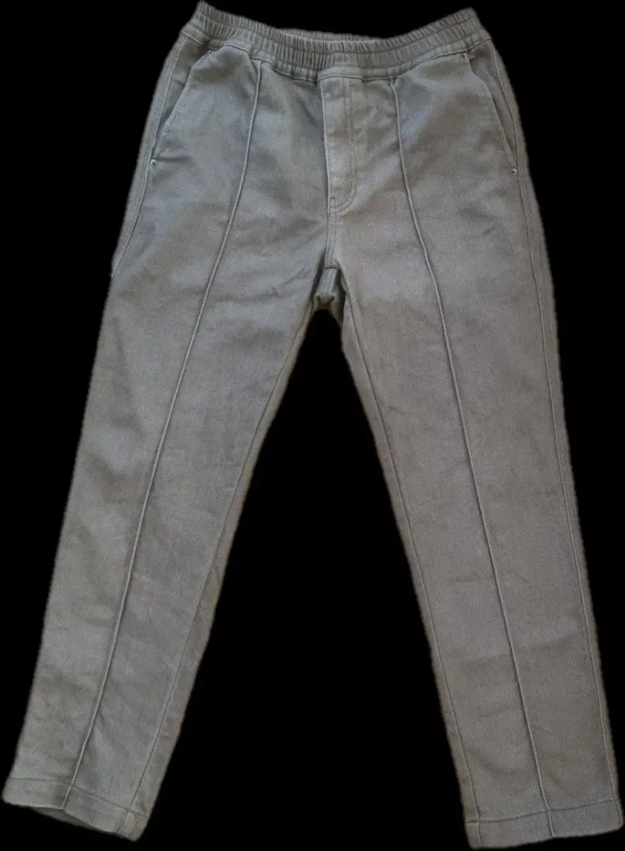 86 Road Tapered Fit Banded Pants Beige