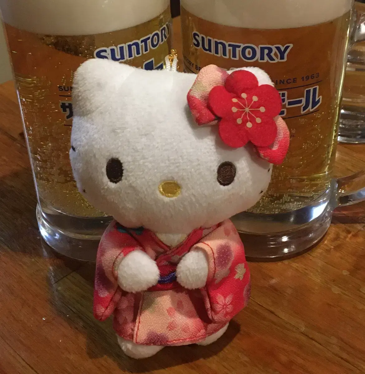 산리오 기모노 키티 인형