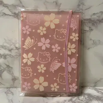 vivitix Hello kitty 엽서 파일 케이스 벚꽃 나비 키티
