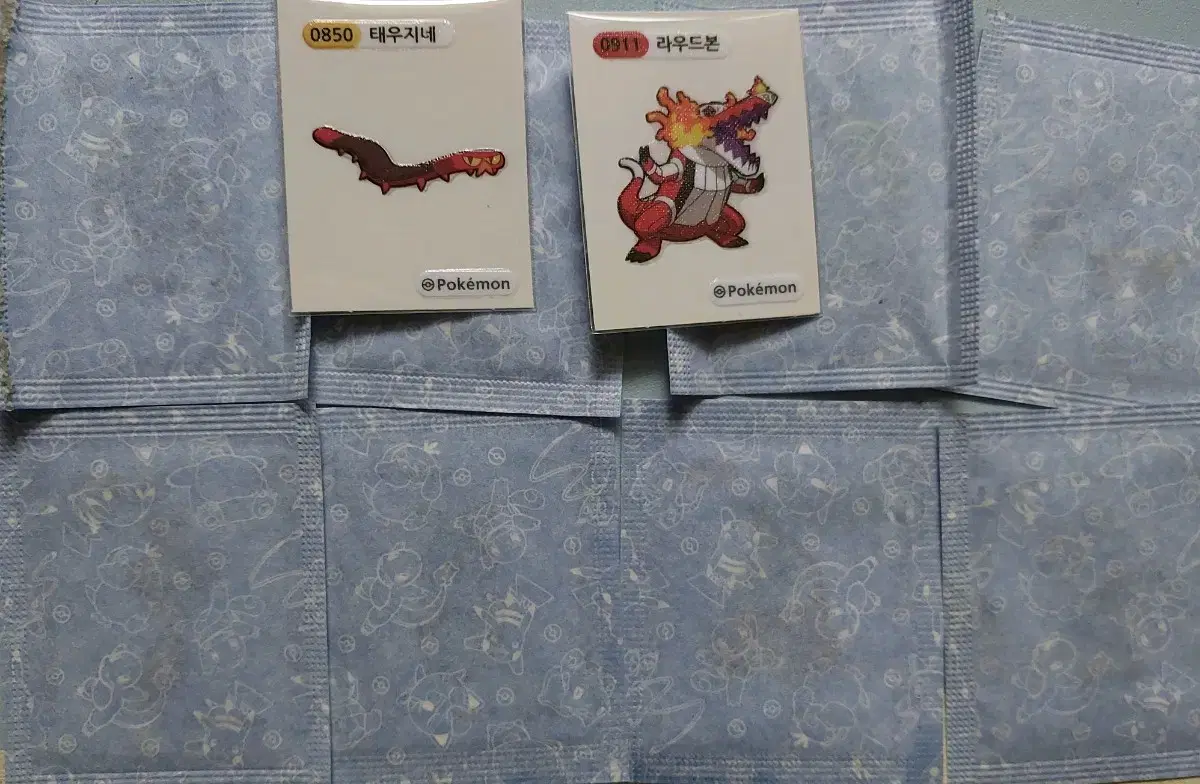 포켓몬 띠부씰 시즌3 10장일괄판매해요