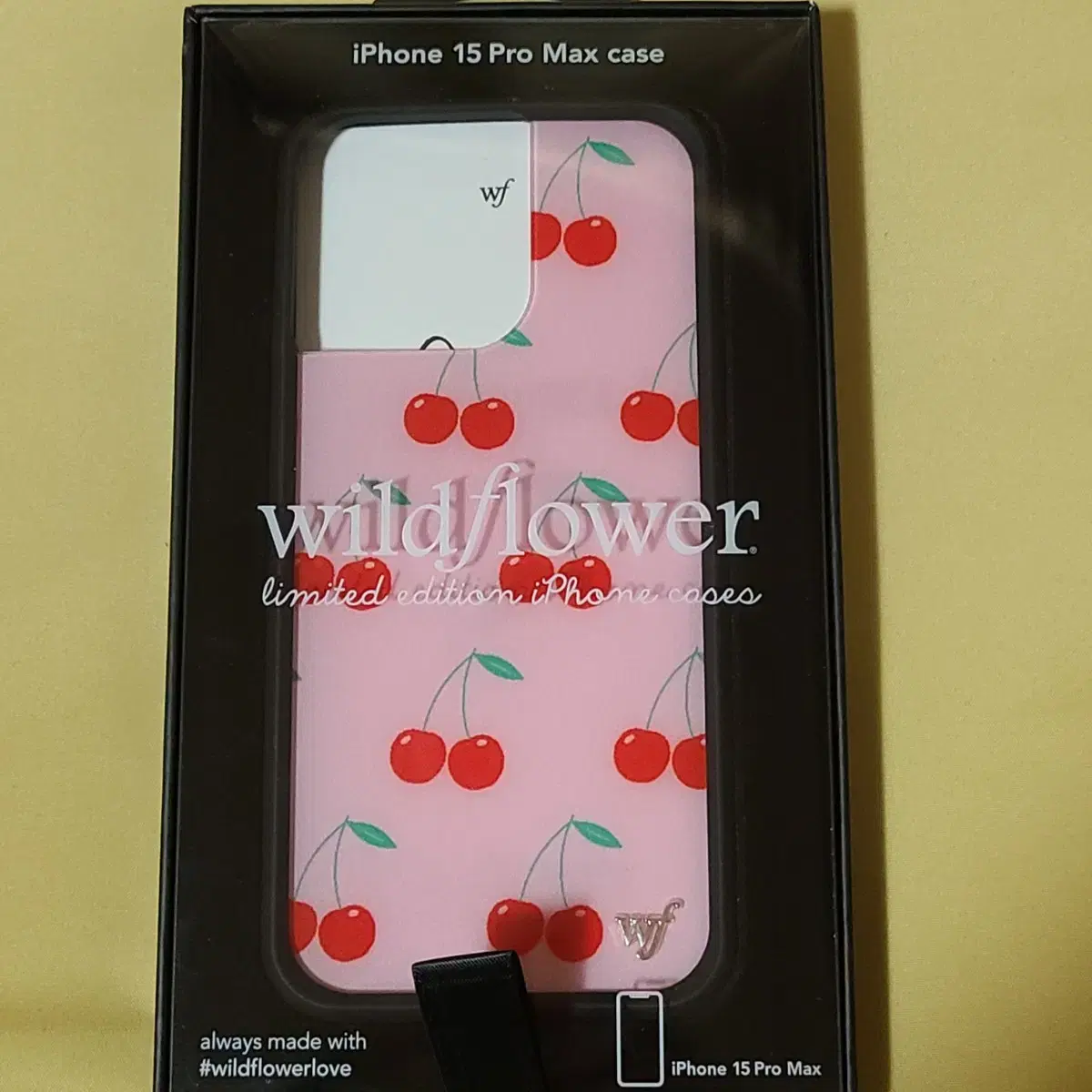 와일드플라워 Pink Cherries 핑크체리 아이폰 케이스