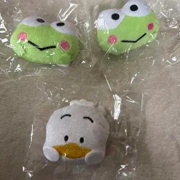 행복한 강아지 봉제 인형 배지 케로케로케로피 펙클