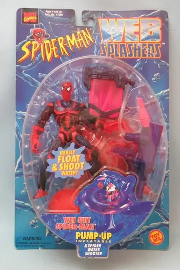 TOYBIZ 웹 스플래셔스 웻 슈트 스파이더맨 5인치