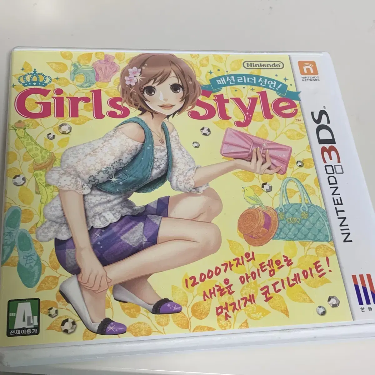 걸즈스타일 3ds 패션리더선언 닌텐도칩