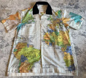 20SS 사카이 map of the world 셔츠
