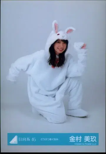 히나타자카46 2024년 봄 신상품 카네무라 미쿠 동물 인형옷 앉아