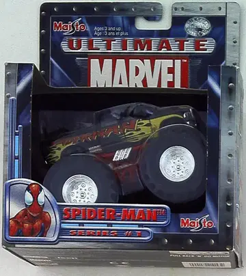 마이스트 울티메이트 마블 마블 몬스터 트랙 스파이더맨 차체 블랙