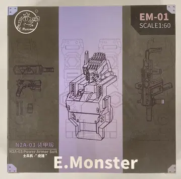 E.MONSTER 1/60 N2A-03 갑옷 의류 병사 기계  EM01