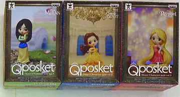 반프레스토 Q 포켓 디즈니 캐릭터 쁘띠 03 디즈니 전 3종 세트