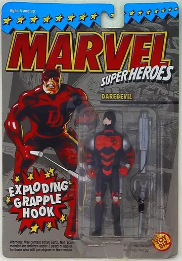 TOYBIZ 슈퍼 히어로 데어데블 폭발 그랩 후크 5인치