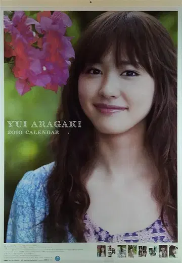 트라이엑스 달력 아라가키 유이 2010년 달력 아라가키 유이 B2 달력