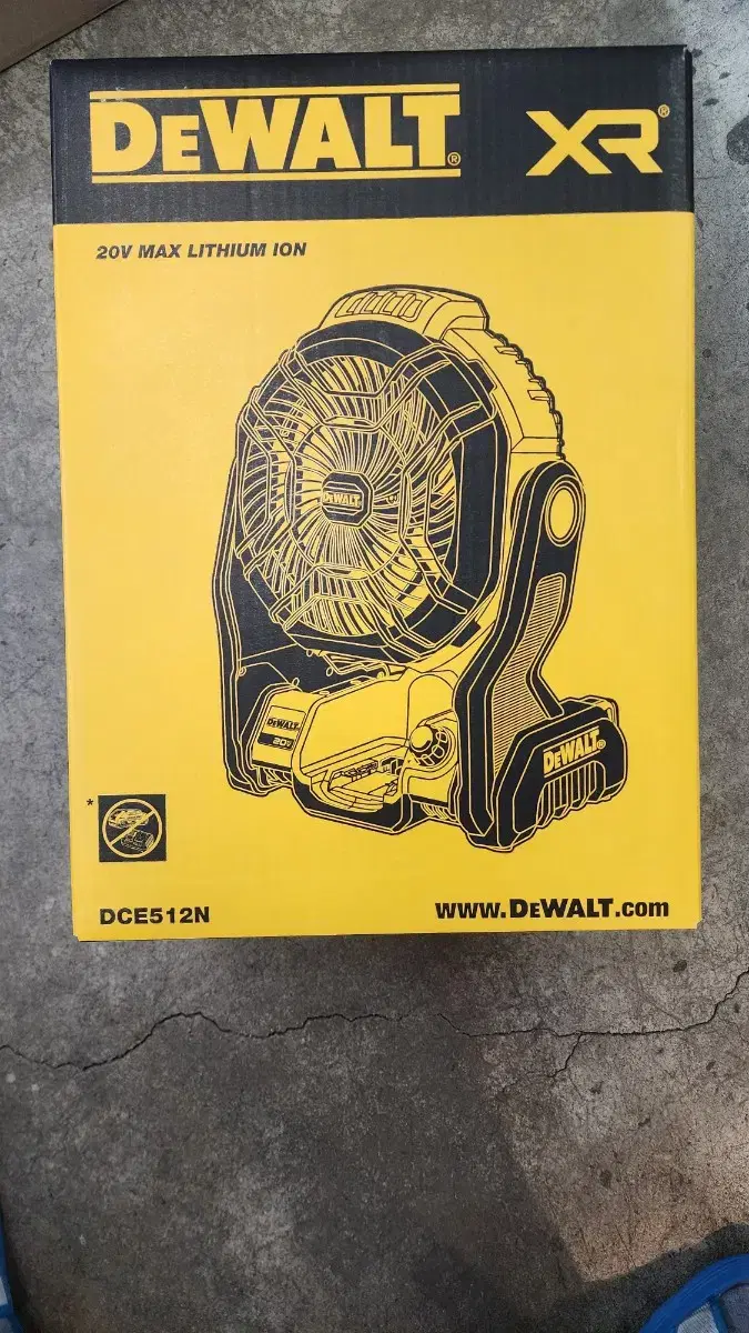 디월트 충전 에어팬 다이얼 선풍기 DCE512N 20V 베어툴 새상품