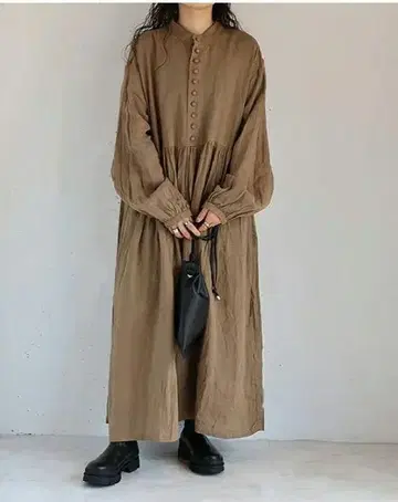 이치앤티크스 린넨 100% 원피스