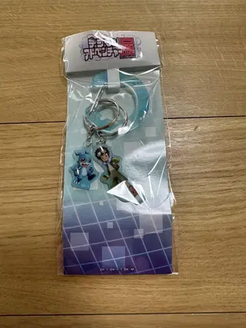 디지몬 어드벤처 전시회 아크링 키링이 달린 카라비너 다이스케 부이몬