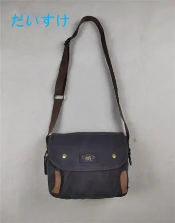 RRL 빈티지 캔버스 숄더백 메신저 백