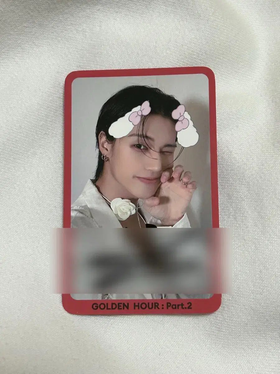 ATEEZ wooyoung broadcast Autograph signature Poca