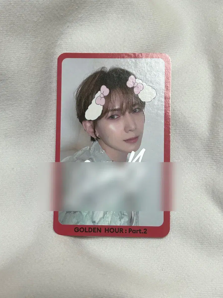 ATEEZ yeosang broadcast Autograph signature Poca