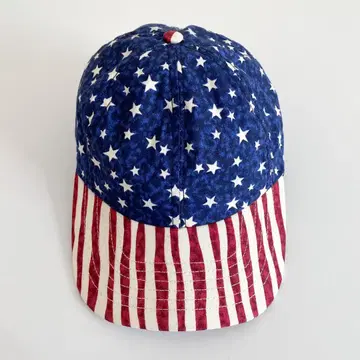 미국제 성조기 올드 스쿨 프린트 야구 모자 트래커 해외 빈티지 의류