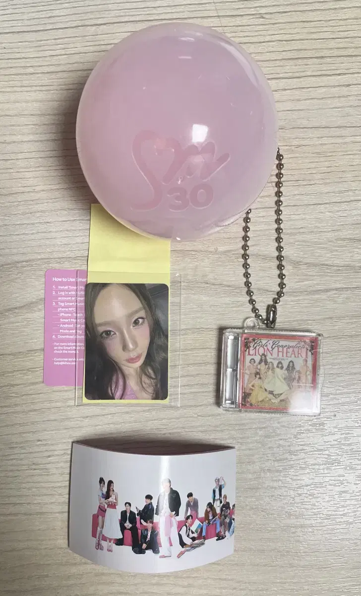 (+컨페티키링)태연 sm 30주년 타임캡슐