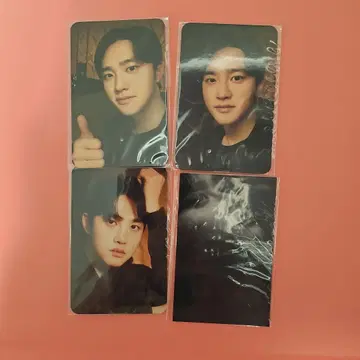 D.O. 경수 혜택 트레이딩 카드 3장 스티커 1장 세트