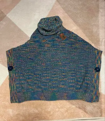 여성용 판초 니트 가디건 에스닉 동양인