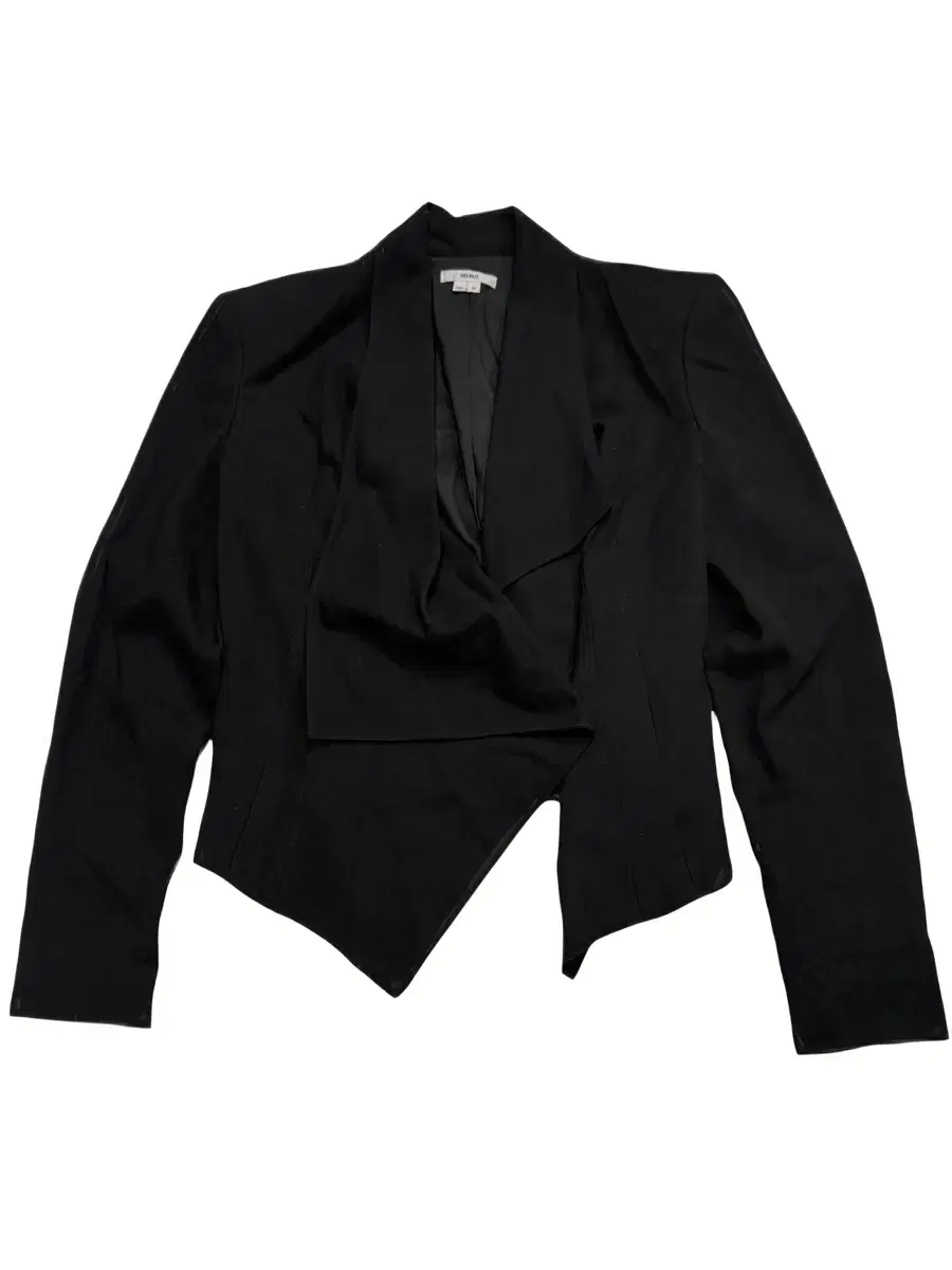 Helmut Lang Asymmetric Padded Silk Blazer Jacket