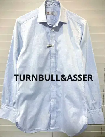 TURNBULL&ASSER 턴불 앤 애서 코튼 셔츠 사이즈 37