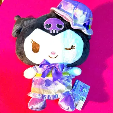 쿠로미 해피 벌스데이! 쿠로미 빅 봉제 인형 모자 포함 산리오