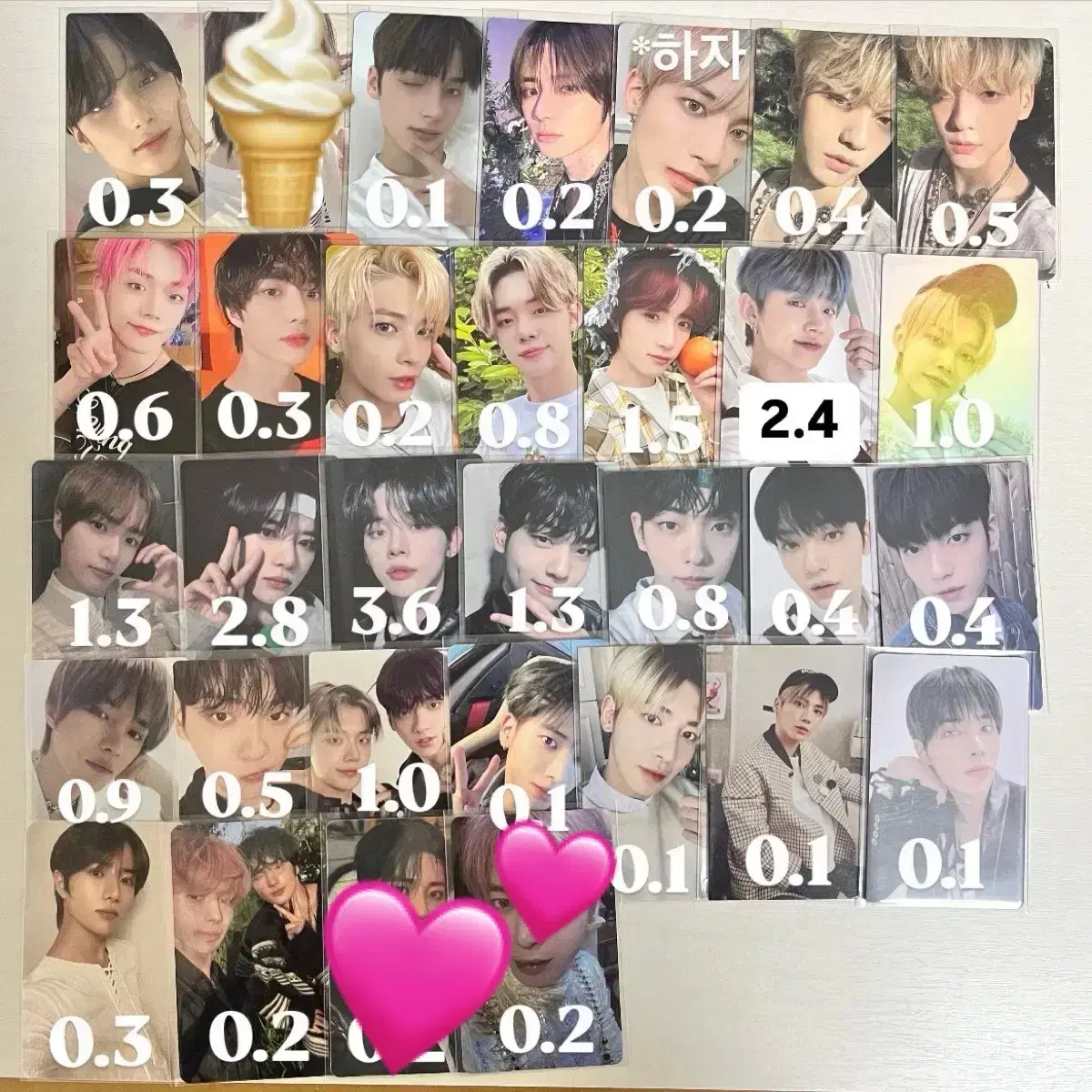 투바투 투모로우바이투게더 txt 포카 포토카드 양도 럭드 미공포 위버스샵