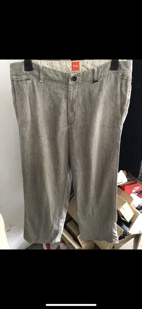 HUGO BOSS Men's Linen Trousers 36