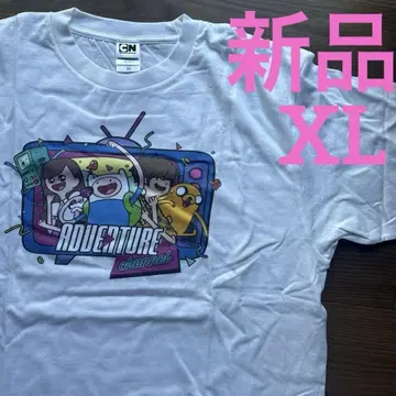 새상품 어드벤처 타임 어드벤처 타임 애니 티셔츠 XL