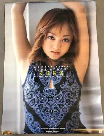 HAGOROMO B2 달력 아다치 유미 2003년 달력 B2 달력