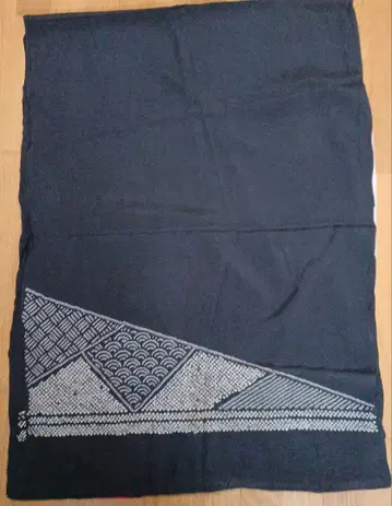 기하학 패턴의 시보리 블랙 군인용 오비