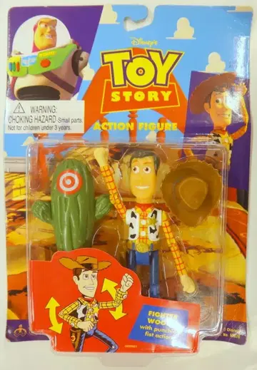THINKWAY TOYS 액션 피규어 파이터 우디 펀칭 피스트 액션