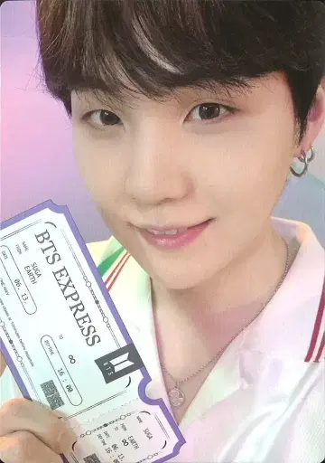 BTS 슈가 2021 뮤스터 소우우즈우 미니 포토 카드 SP