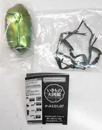 반다이 생물대도감 두더지벌레 07 푸른나비나방